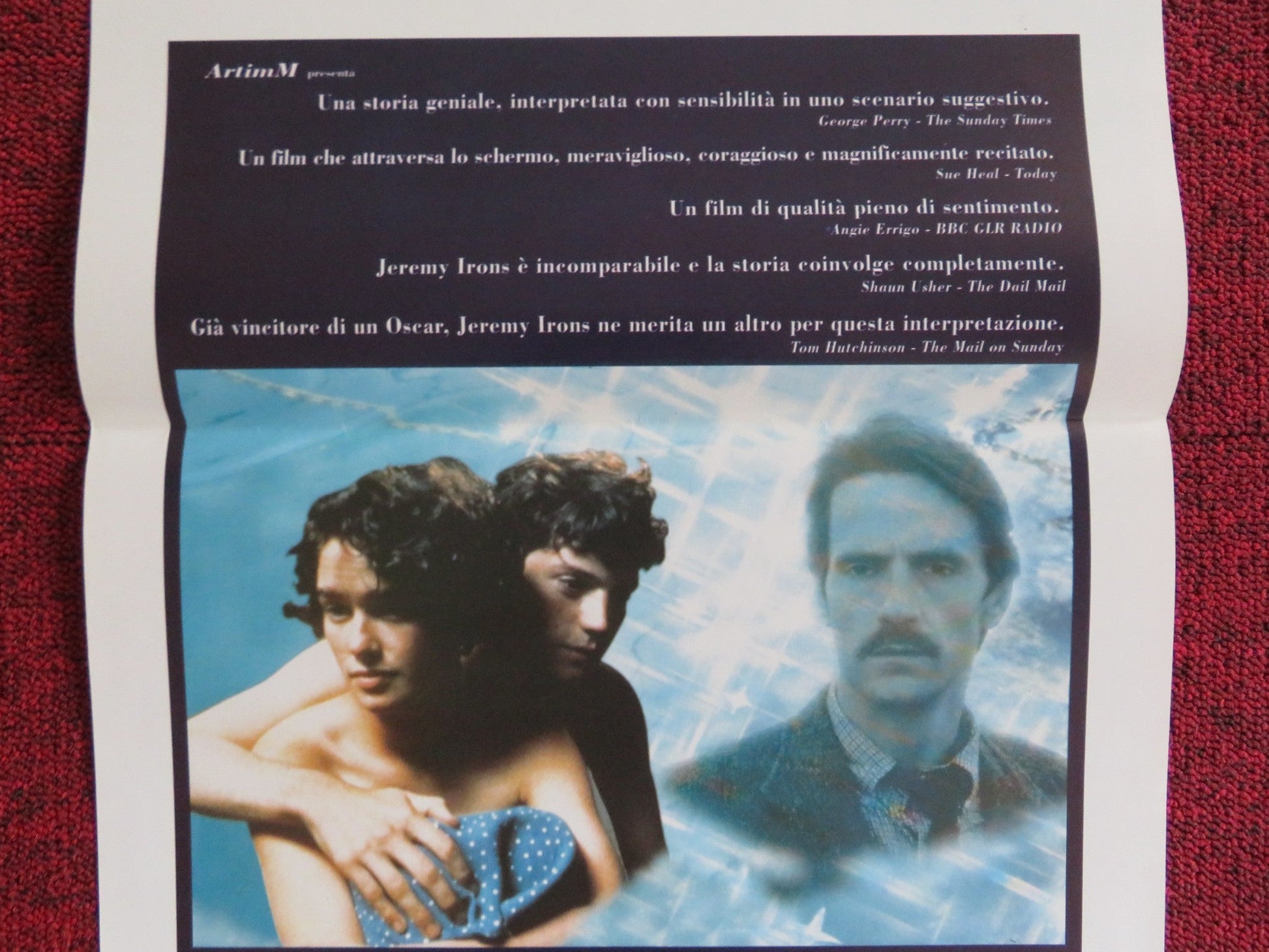 WATERLAND ITALIAN LOCANDINA POSTER JEREMY IRONS ETHAN HAWKE 1992 Rendezvous Cinema Movie posters