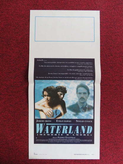 WATERLAND ITALIAN LOCANDINA POSTER JEREMY IRONS ETHAN HAWKE 1992 Rendezvous Cinema Movie posters