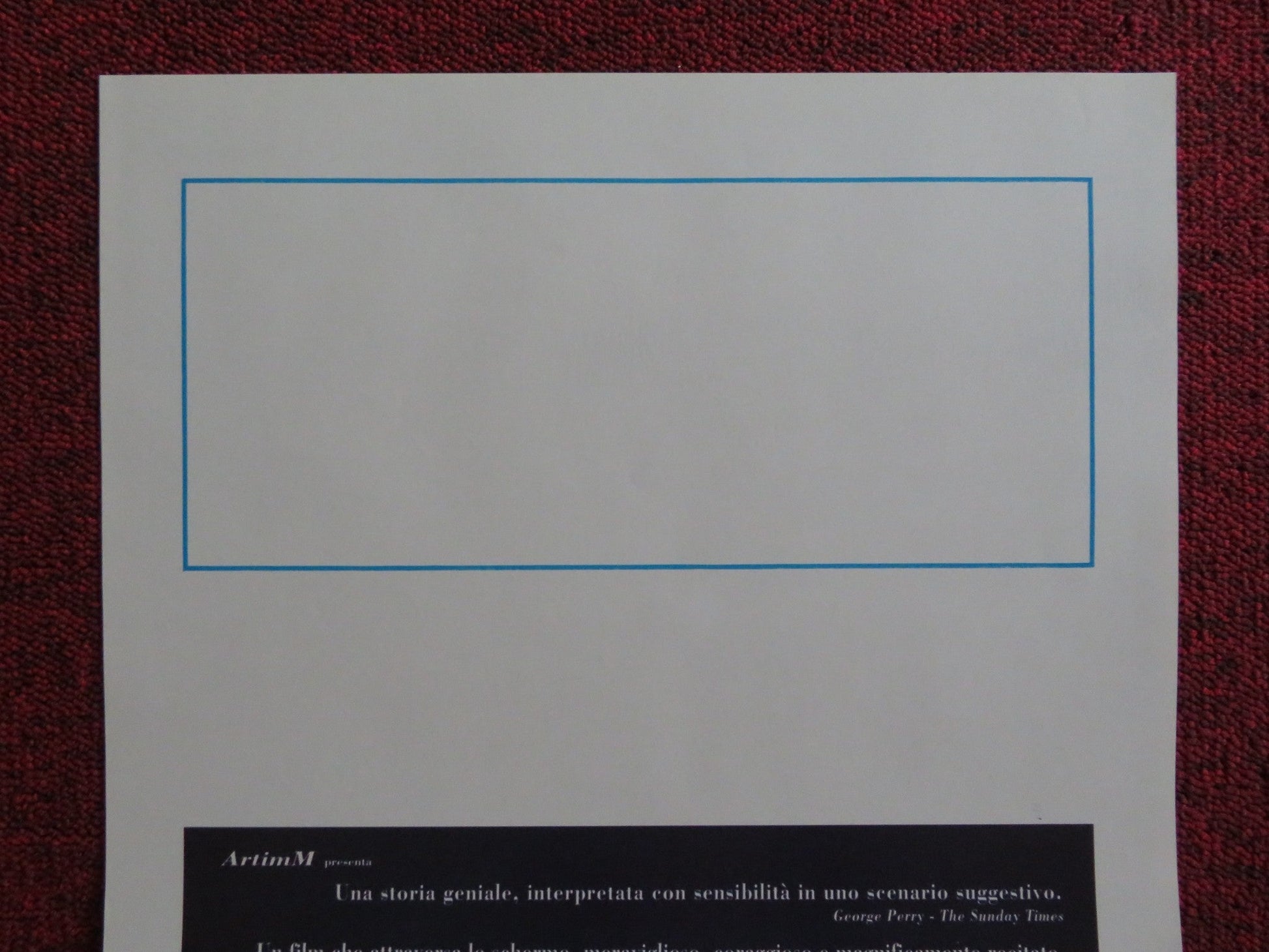 WATERLAND ITALIAN LOCANDINA POSTER JEREMY IRONS ETHAN HAWKE 1992 Rendezvous Cinema Movie posters