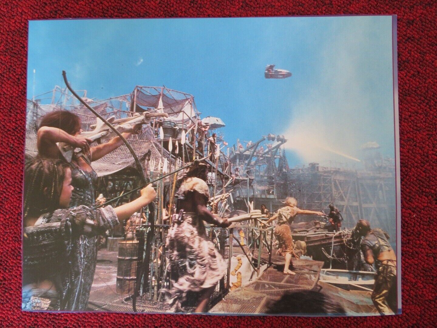 WATERWORLD - D LOBBY CARD DENNIS HOPPER KEVIN COSTNER 1995 Rendezvous Cinema Movie posters