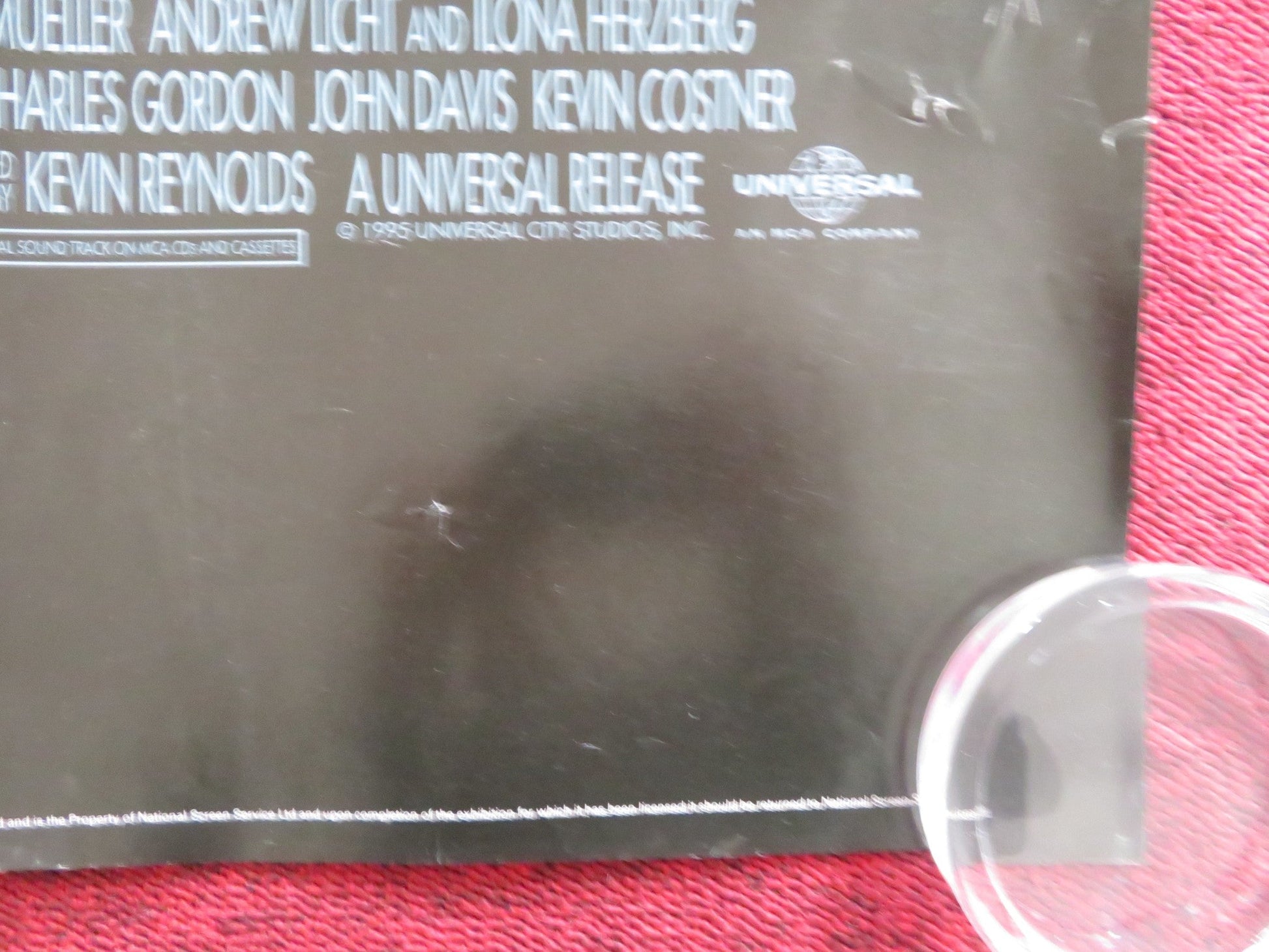 WATERWORLD UK QUAD (30"x 40") ROLLED POSTER KEVIN COSTNER DENNIS HOPPER 1995 Rendezvous Cinema Movie posters