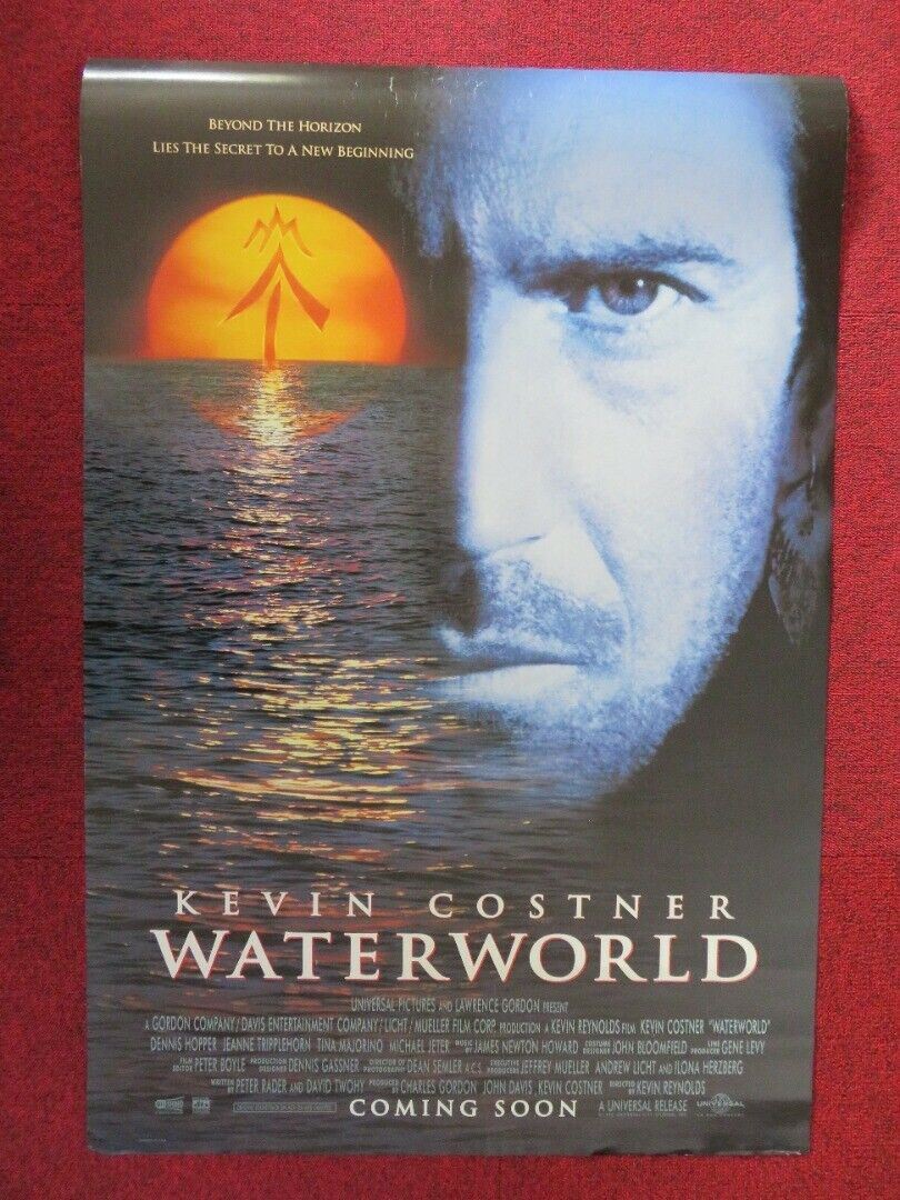 WATERWORLD US ONE SHEET ROLLED POSTER KEVIN KOSTNER DENNIS HOPPER 1995 Movie posters