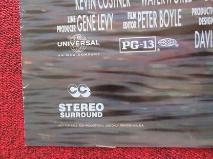 WATERWORLD VHS FOLDED US ONE SHEET POSTER KEVIN COSTNER DENNIS HOPPER 1995 Movie posters