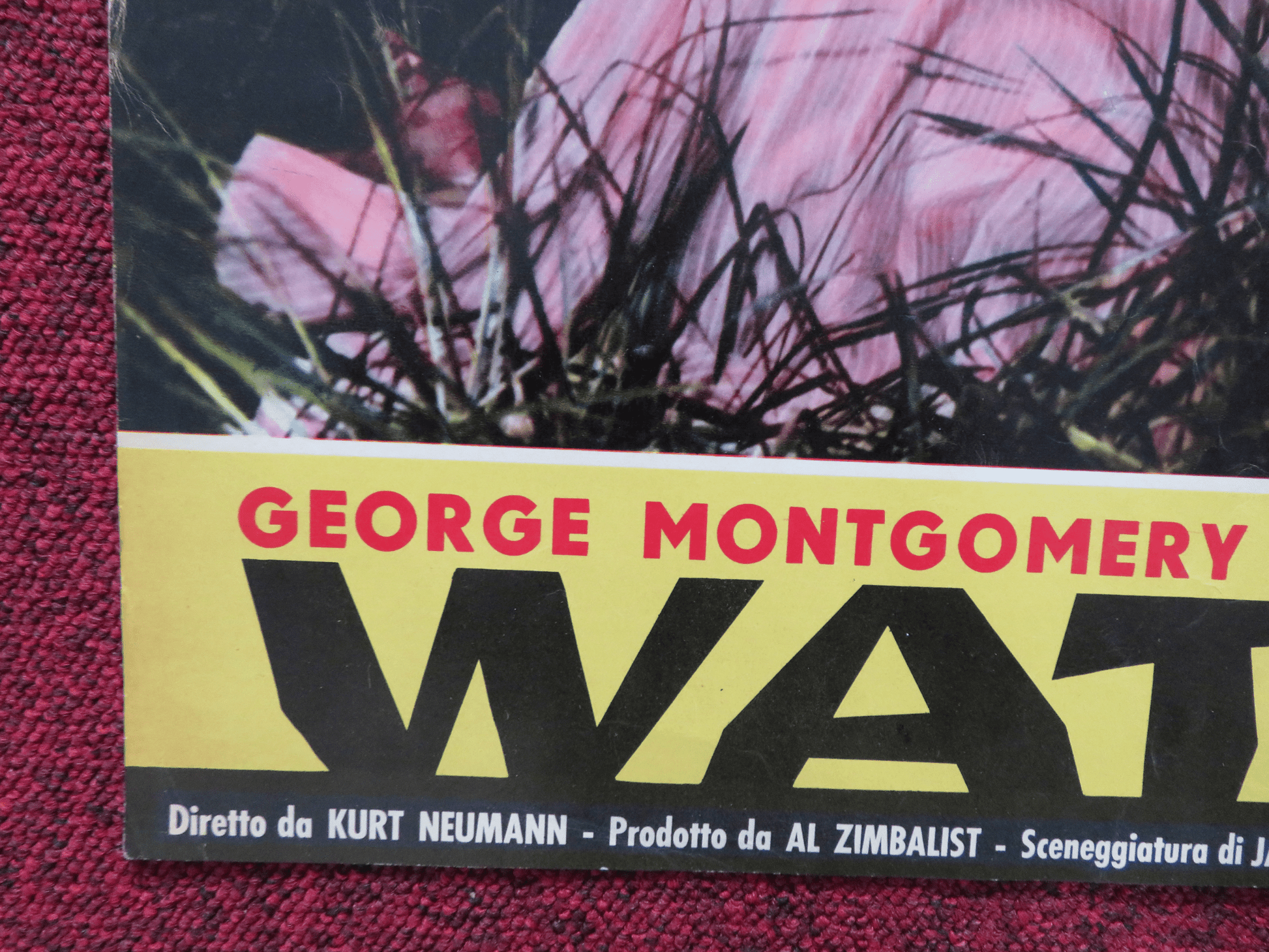 WATUSI - B ITALIAN FOTOBUSTA POSTER GEORGE MONTGOMERY TAINA ELG D. FARRAR 1959 Rendezvous Cinema Movie posters