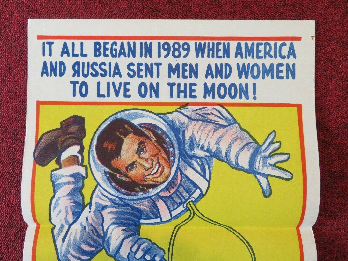 WAY WAY OUT FOLDED AUSTRALIAN DAYBILL POSTER Jerry Lewis Connie Stevens 1966 Movie posters