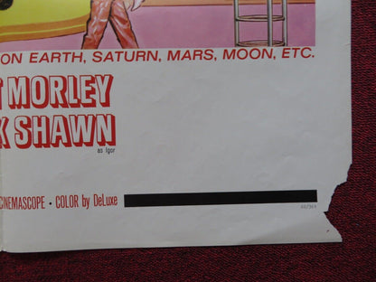 WAY WAY OUT FOLDED US ONE SHEET POSTER JERRY LEWIS CONNIE STEVENS 1966 Movie posters