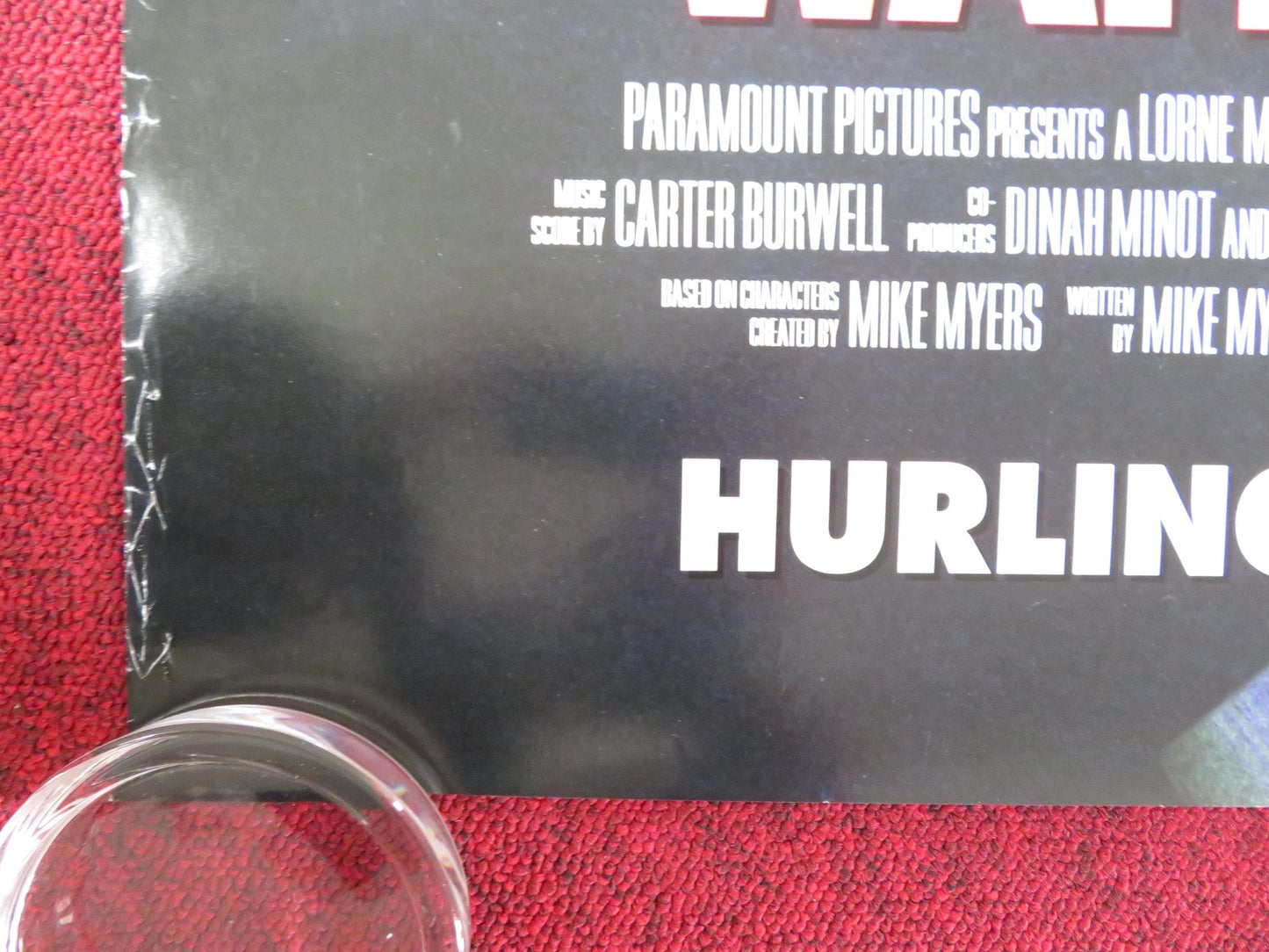 WAYNE'S WORLD 2 - B US ONE SHEET ROLLED POSTER MIKE MYERS DANA CARVEY 1993 Rendezvous Cinema Movie posters