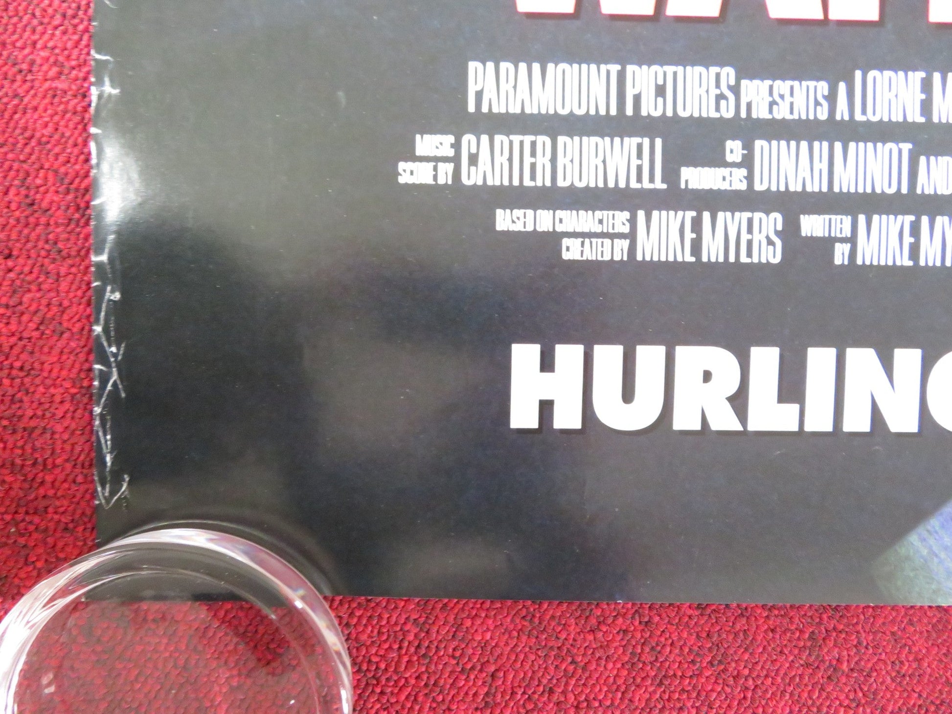 WAYNE'S WORLD 2 - B US ONE SHEET ROLLED POSTER MIKE MYERS DANA CARVEY 1993 Rendezvous Cinema Movie posters