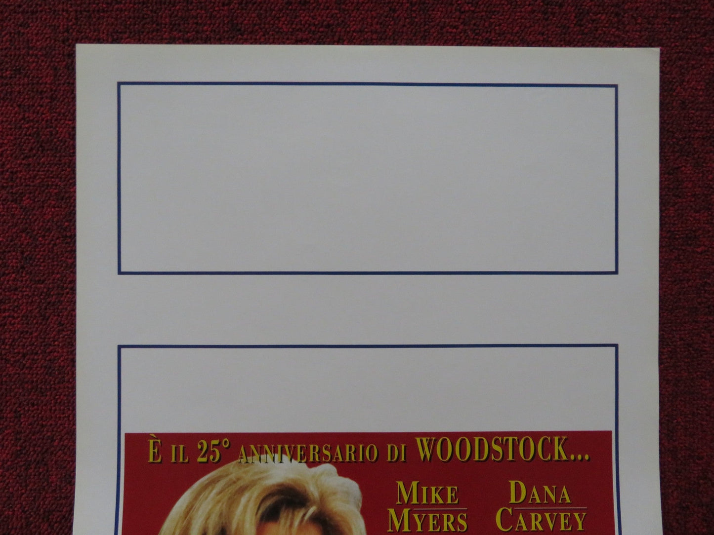 WAYNE'S WORLD 2 ITALIAN LOCANDINA POSTER MIKE MYERS DANA CARVEY 1994 Rendezvous Cinema Movie posters