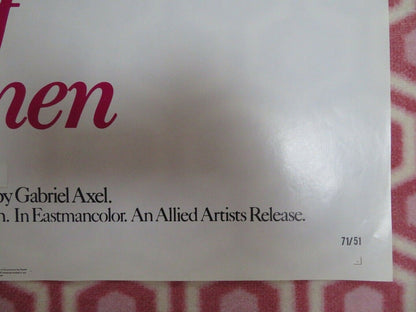 WAYS OF WOMEN US ONE SHEET POSTER GABRIEL AXEL 1970 Movie posters