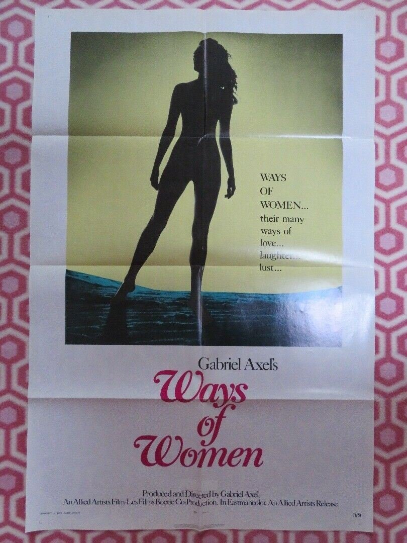 WAYS OF WOMEN US ONE SHEET POSTER GABRIEL AXEL 1970 Movie posters