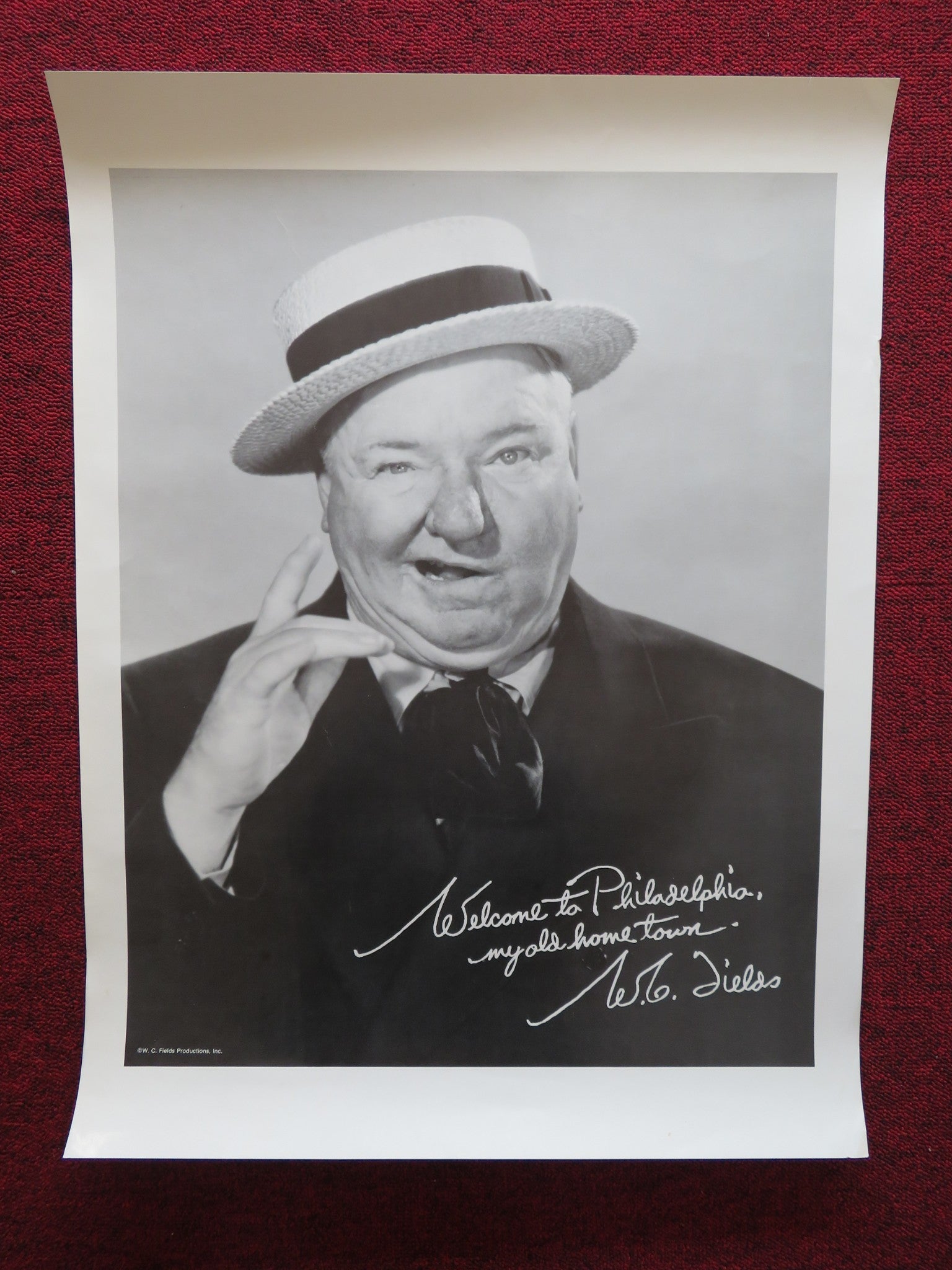 W.C FIELDS - A PORTRAIT POSTER COMEDY Rendezvous Cinema Movie posters
