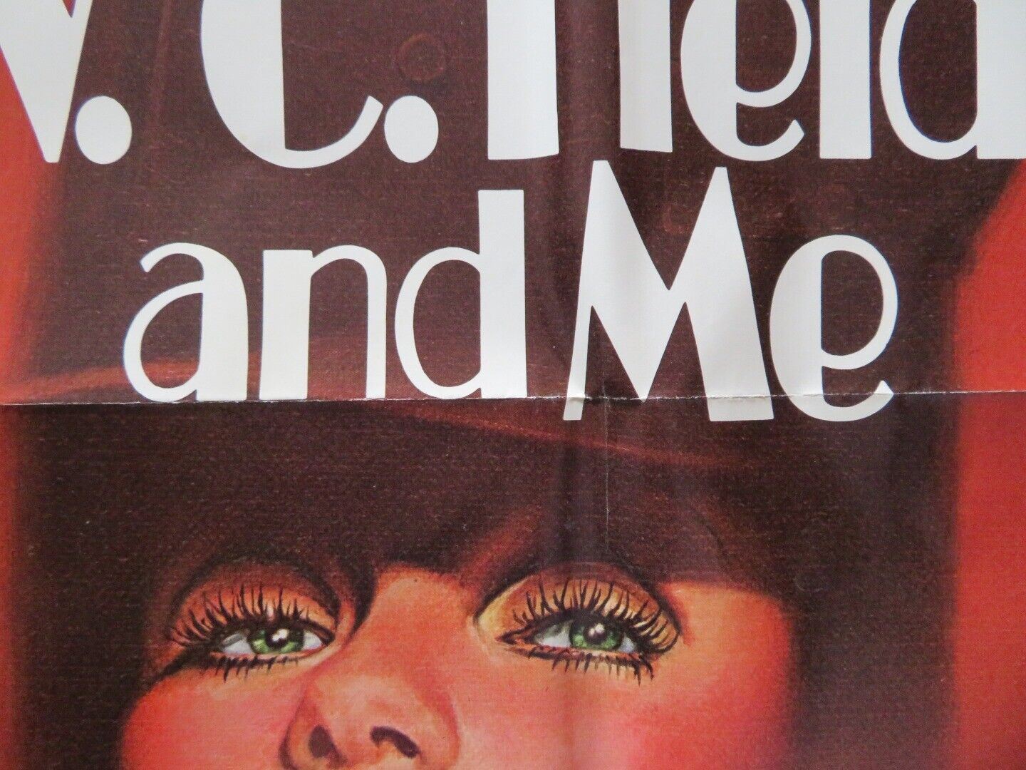 W.C. FIELDS AND ME FOLDED US ONE SHEET POSTER ROD STEIGER VALERIE PERRINE 1976 Movie posters