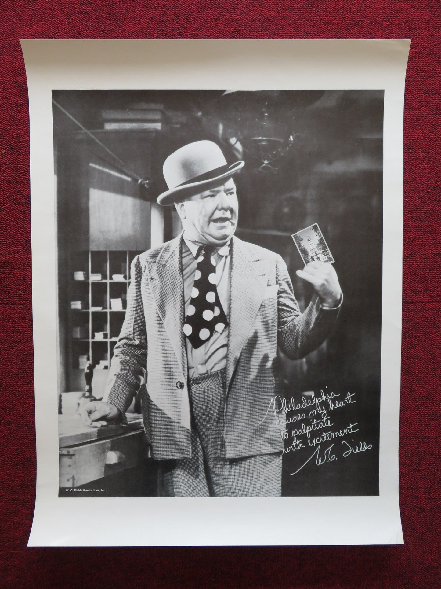 W.C FIELDS - B PORTRAIT POSTER COMEDY Rendezvous Cinema Movie posters