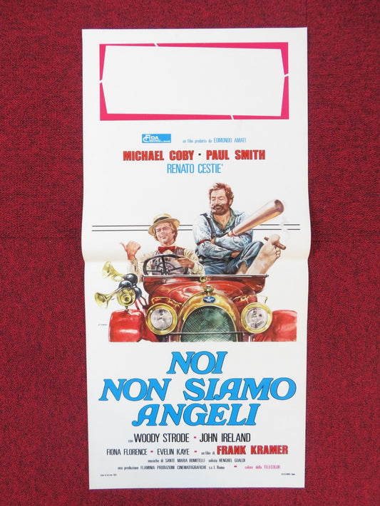 WE ARE NO ANGELS ITALIAN LOCANDINA POSTER WOODY STRODE JOHN IRELAND 1975 Rendezvous Cinema Movie posters