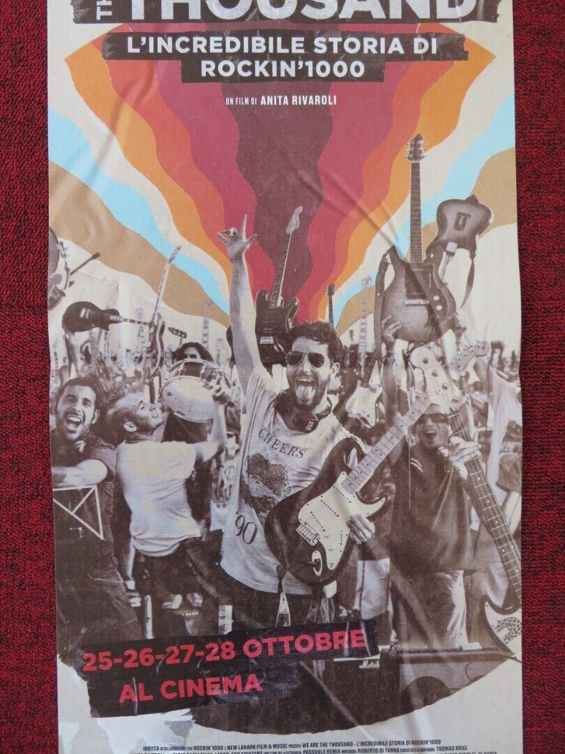 WE ARE THE THOUSAND ITALIAN LOCANDINA (26.5"x12.5") POSTER ANITA RIVAROLI 2020 Rendezvous Cinema Movie posters