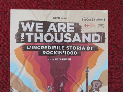 WE ARE THE THOUSAND ITALIAN LOCANDINA (26.5"x12.5") POSTER ANITA RIVAROLI 2020 Rendezvous Cinema Movie posters