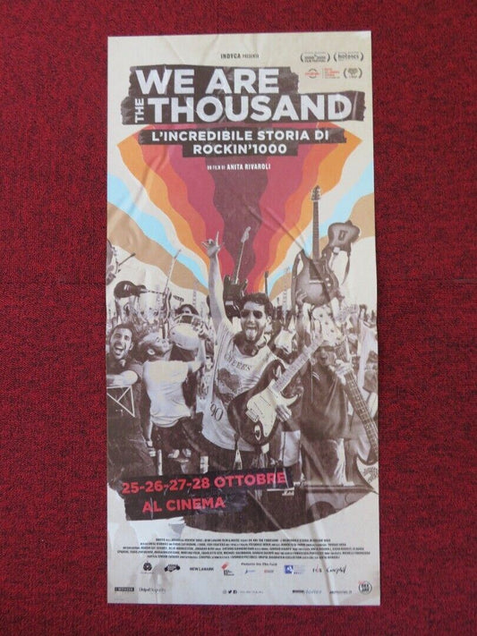 WE ARE THE THOUSAND ITALIAN LOCANDINA (26.5"x12.5") POSTER ANITA RIVAROLI 2020 Rendezvous Cinema Movie posters