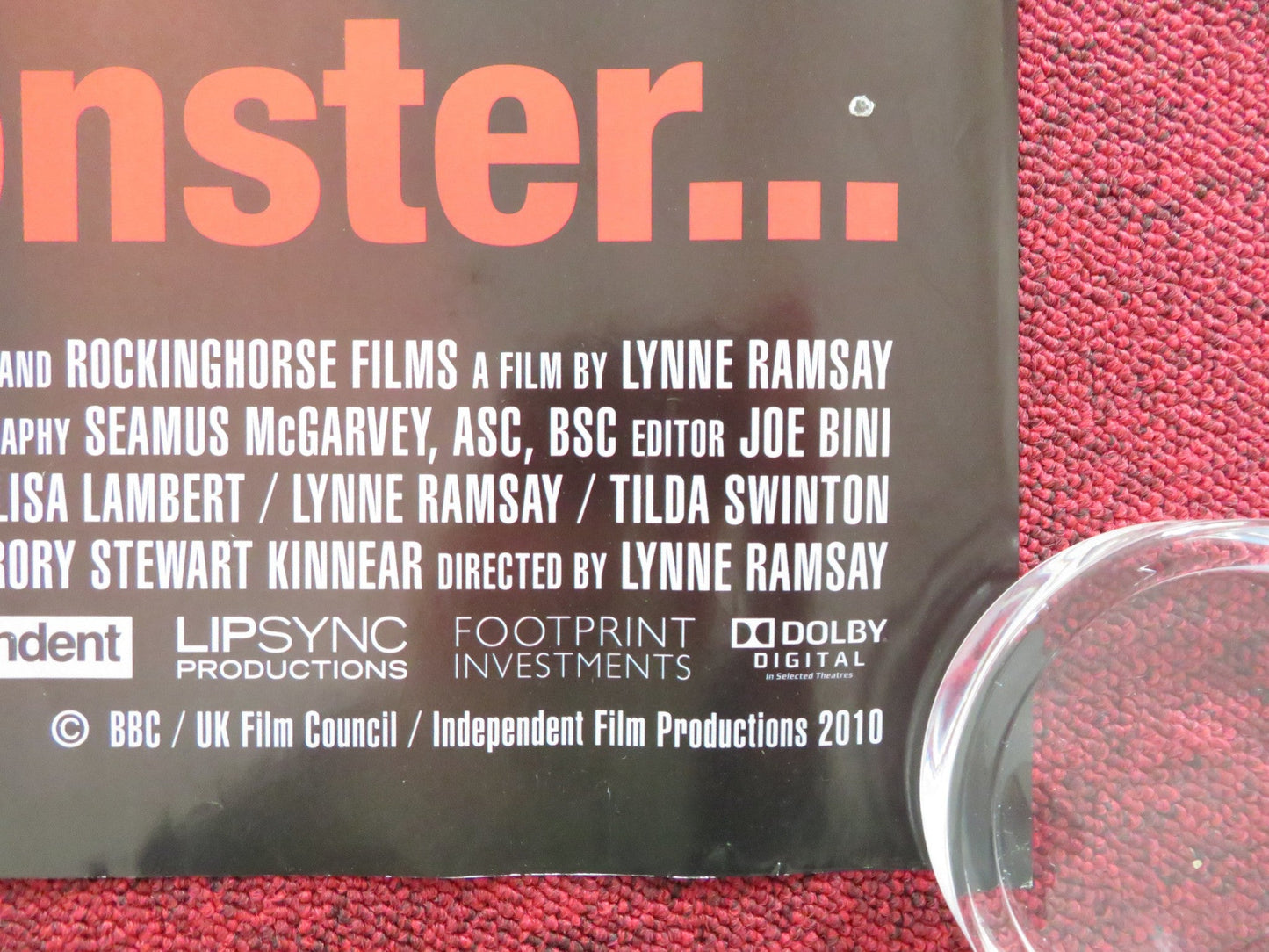 WE NEED TO TALK ABOUT KEVIN UK QUAD (30"x 40") ROLLED POSTER TILDA SWINTON 2011 Rendezvous Cinema Movie posters