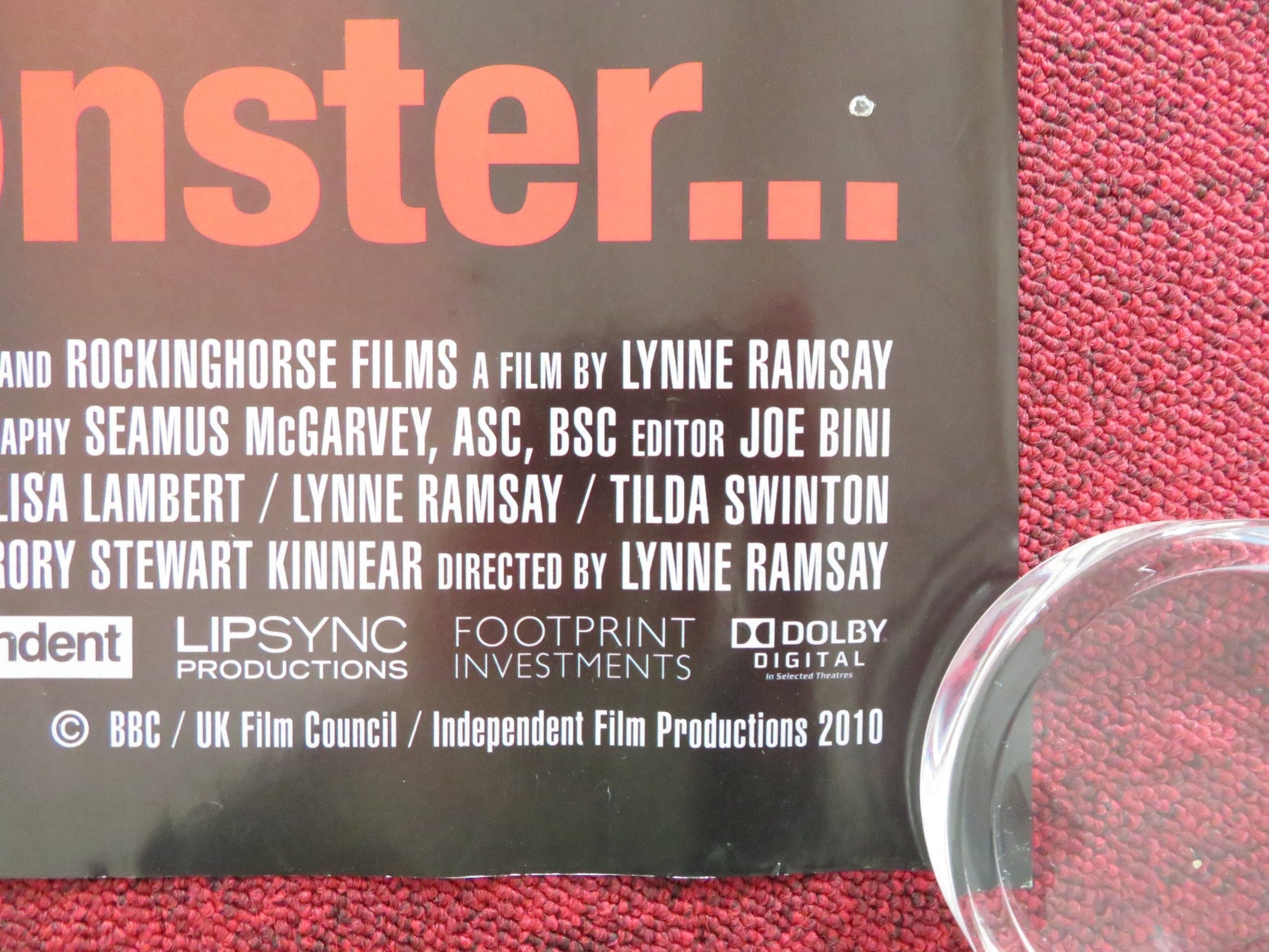 WE NEED TO TALK ABOUT KEVIN UK QUAD (30"x 40") ROLLED POSTER TILDA SWINTON 2011 Rendezvous Cinema Movie posters