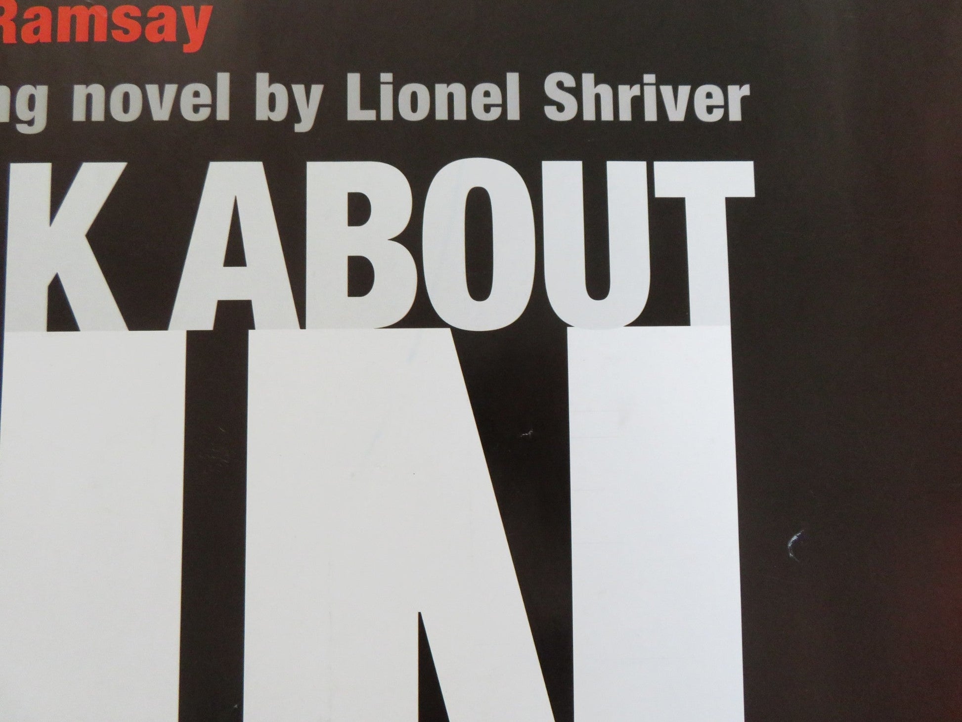 WE NEED TO TALK ABOUT KEVIN UK QUAD (30"x 40") ROLLED POSTER TILDA SWINTON 2011 Rendezvous Cinema Movie posters