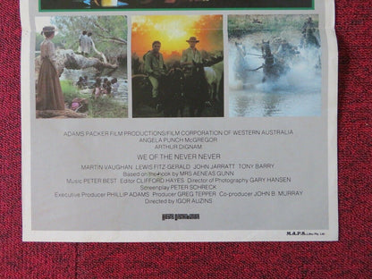 WE OF THE NEVER NEVER FOLDED AUSTRALIAN DAYBILL POSTER ANGELA PUNCH MCGREGOR Movie posters