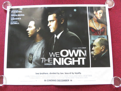 WE OWN THE NIGHT UK QUAD (30"x 40") ROLLED POSTER JOAQUIN PHOENIX 2007 Rendezvous Cinema Movie posters