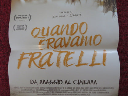 WE THE ANIMALS ITALIAN LOCANDINA POSTER EVAN ROSADO RAUL CASTILLO 2018 Rendezvous Cinema Movie posters