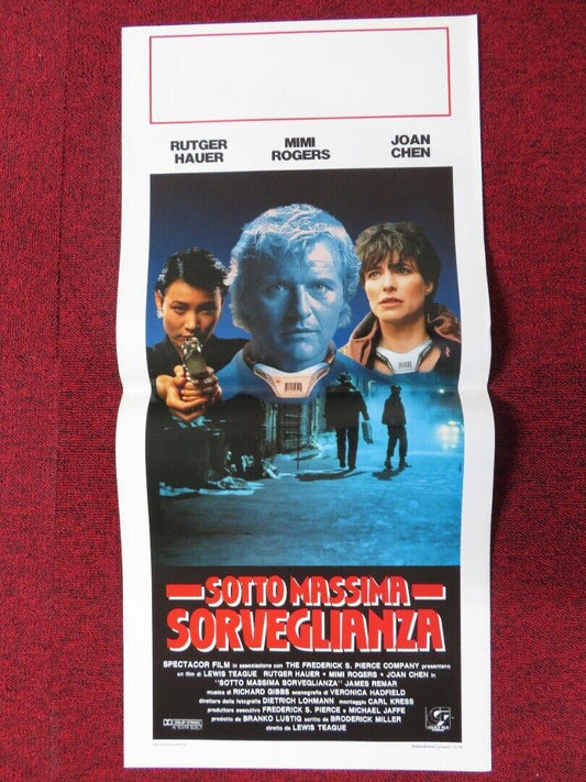 WEDLOCK ITALIAN LOCANDINA (27.5"x13") POSTER RUTGER HAUER MIMI ROGERS 1991 Movie posters