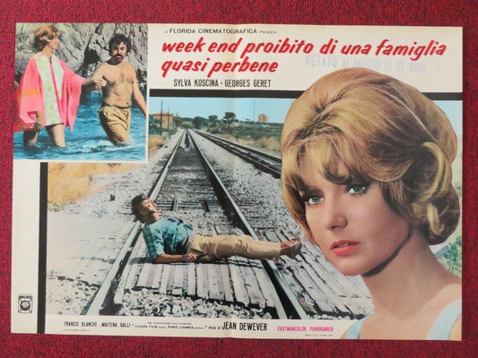 WEEK END PROIBITO DI UNA FAMIGLIA QUASI PERBENE - D ITALIAN FOTOBUSTA POSTER - Rendezvous Cinema