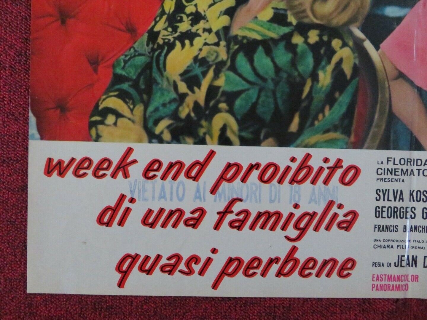 WEEK END PROIBITO DI UNA FAMIGLIA QUASI PERBENE - G ITALIAN FOTOBUSTA POSTER - Rendezvous Cinema