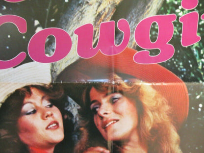 WEEKEND COWGIRLS ADULT FOLDED US ONE SHEET POSTER DEBBIE TRUELOVE 1982 - Rendezvous Cinema