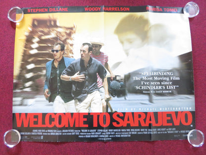 WELCOME TO SARAJEVO UK QUAD (30"x 40") ROLLED POSTER WOODY HARRELSON 1997 Rendezvous Cinema Movie posters