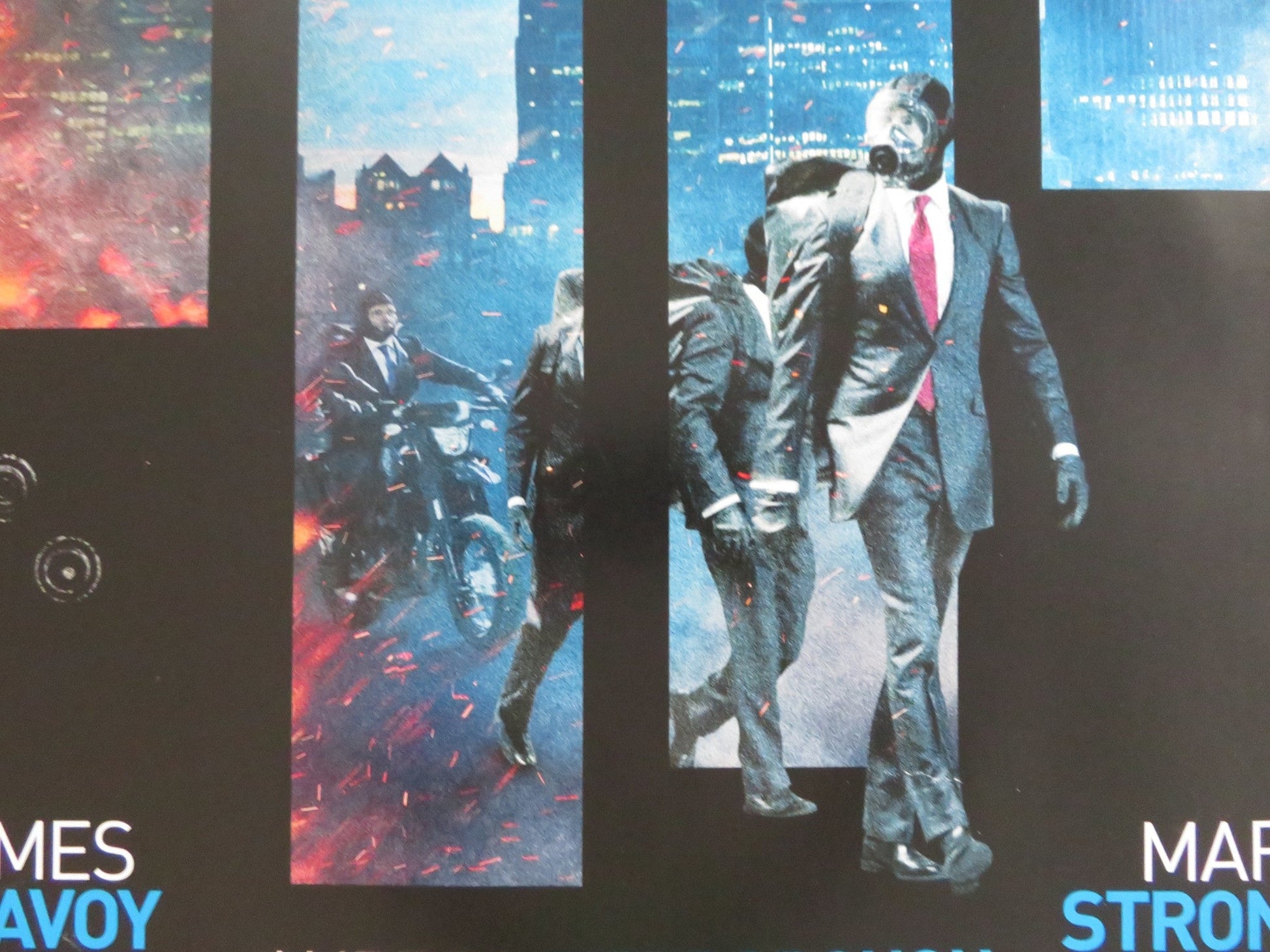 WELCOME TO THE PUNCH UK QUAD (30"x 40") ROLLED POSTER JAMES MCAVOY 2013 Rendezvous Cinema Movie posters