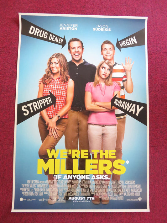 WE'RE THE MILLERS US ONE SHEET ROLLED POSTER J ANISTON JASON SUDEIKIS 2013 Rendezvous Cinema Movie posters