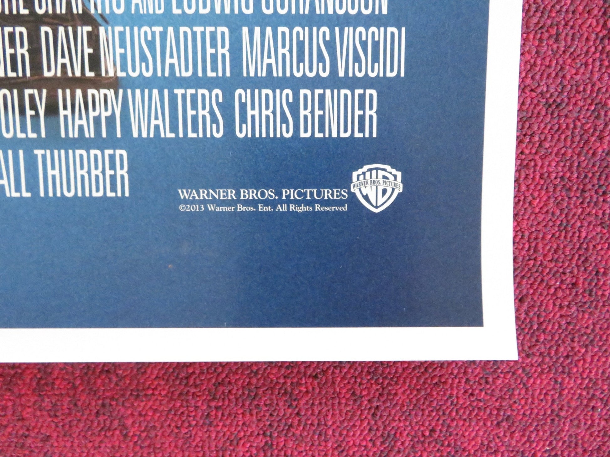 WE'RE THE MILLERS US ONE SHEET ROLLED POSTER J ANISTON JASON SUDEIKIS 2013 Rendezvous Cinema Movie posters