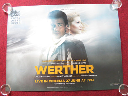 WERTHER UK QUAD (30"x 40") ROLLED POSTER VITTORIO GRIGOLO 2016 Rendezvous Cinema Movie posters