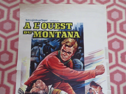 WEST MONTANA/ Mail Order Bride BELGIUM (21.5"x 14.5") POSTER BUDDY EBSEN 1964 Movie posters