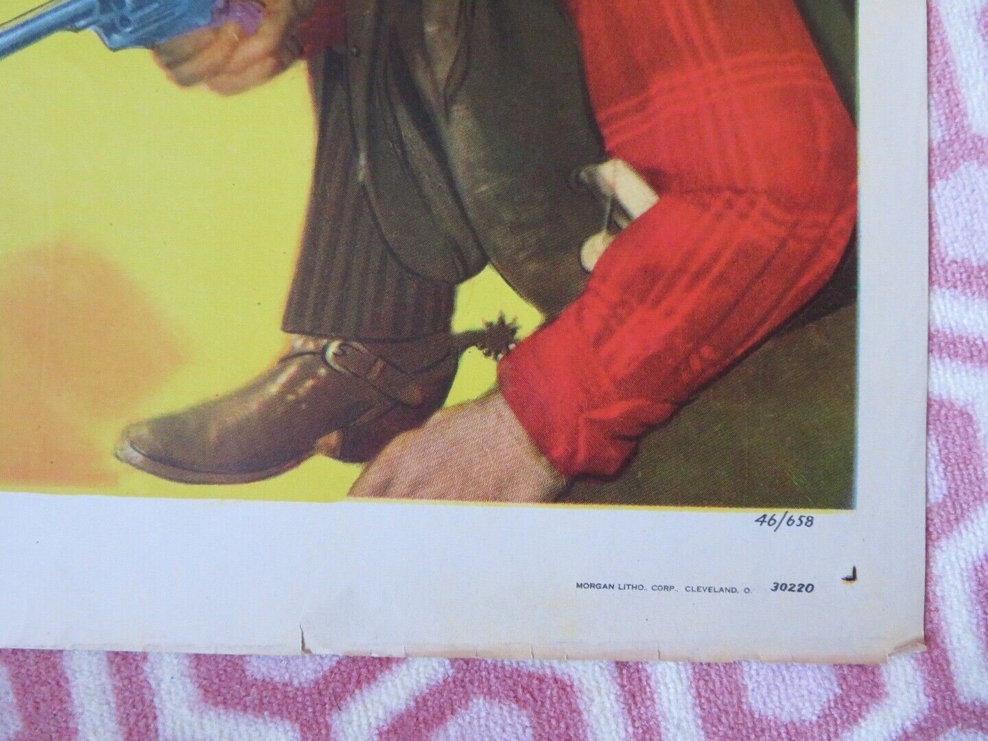 WEST OF THE ALAMO FOLDED US ONE SHEET POSTER JIMMY WAKELY 1946 Movie posters