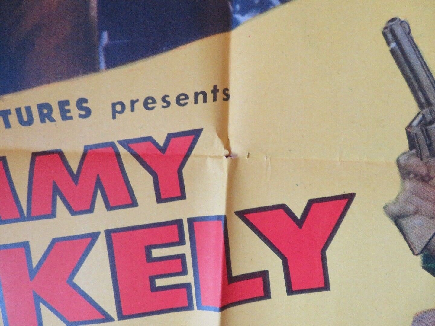 WEST OF THE ALAMO FOLDED US ONE SHEET POSTER JIMMY WAKELY 1946 Movie posters