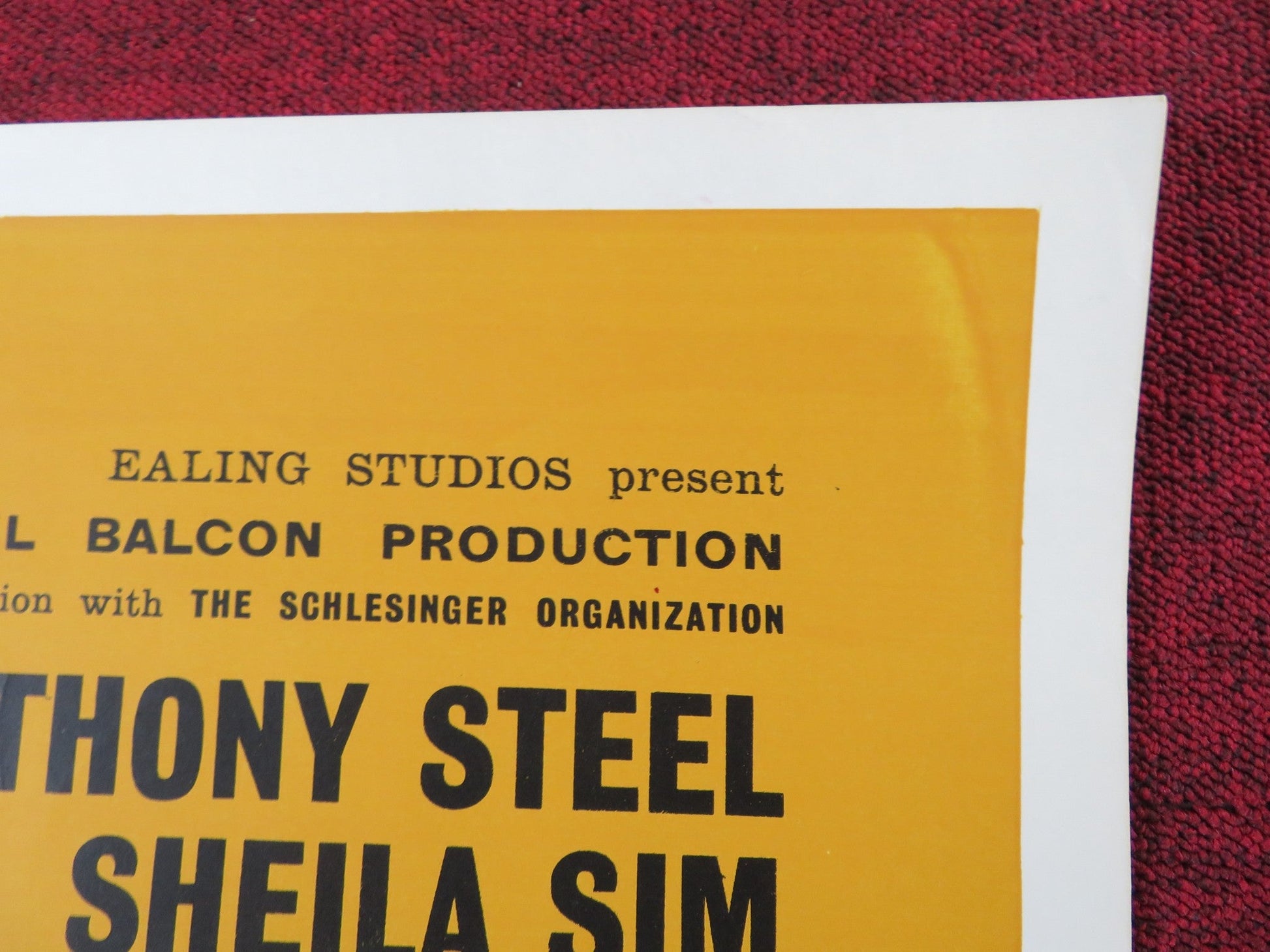 WEST OF ZANZIBAR FOLDED US ONE SHEET POSTER ANTHONY STEEL SHEILA SIM R1970S Rendezvous Cinema Movie posters