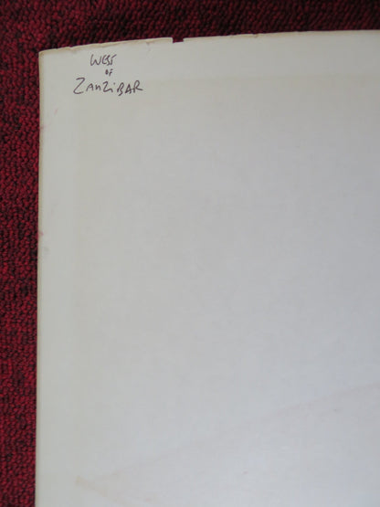 WEST OF ZANZIBAR FOLDED US ONE SHEET POSTER ANTHONY STEEL SHEILA SIM R1970S Rendezvous Cinema Movie posters