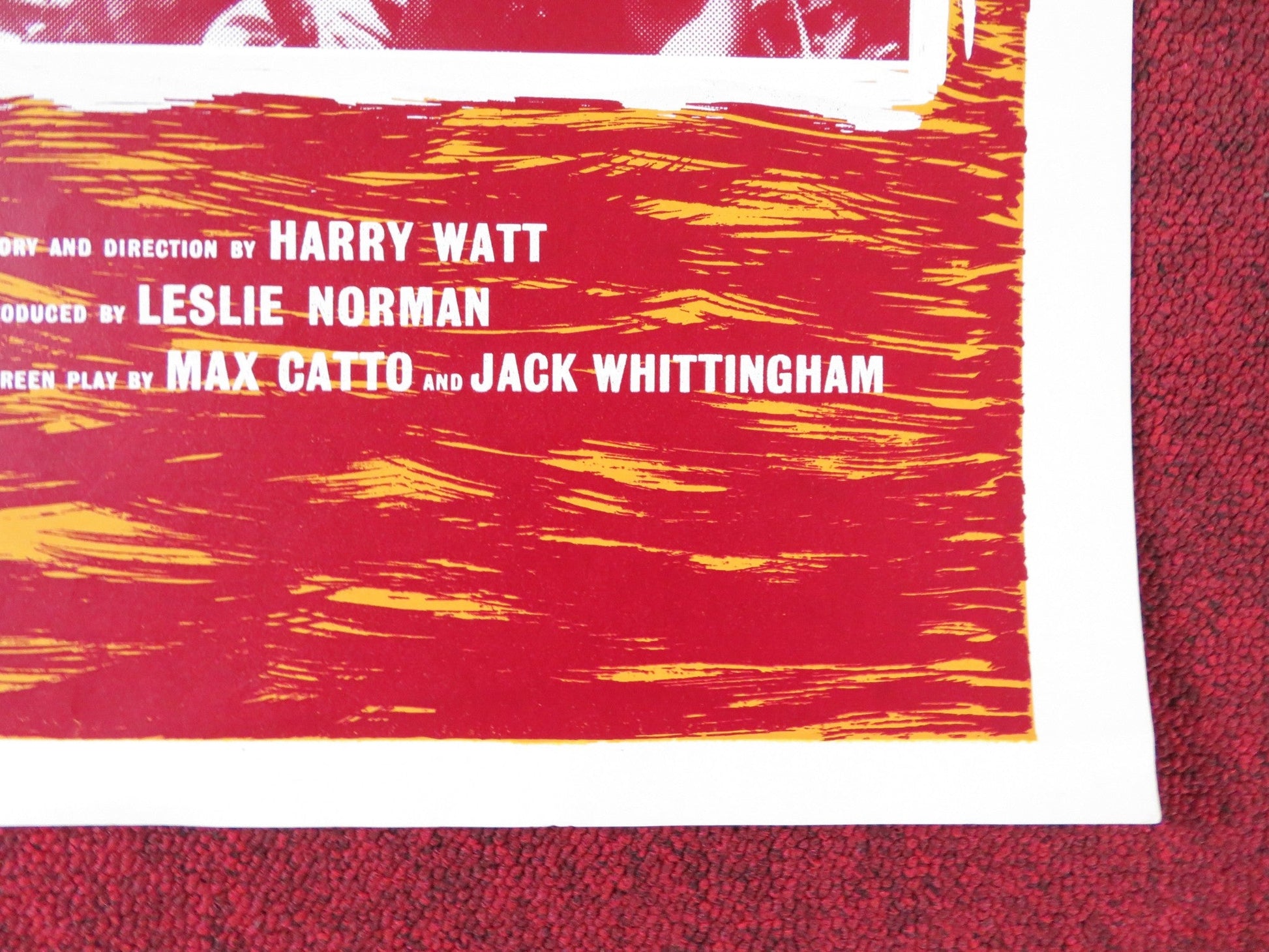 WEST OF ZANZIBAR FOLDED US ONE SHEET POSTER ANTHONY STEEL SHEILA SIM R1970S Rendezvous Cinema Movie posters