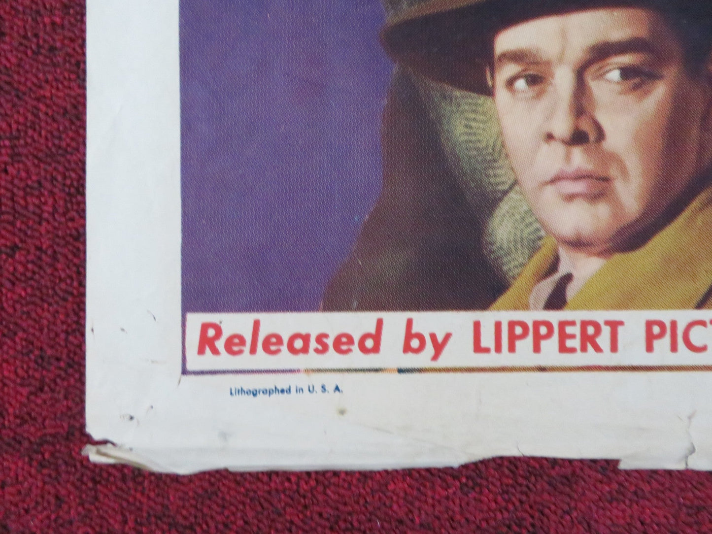 WESTERN PACIFIC AGENT FOLDED US ONE SHEET POSTER KENT TAYLOR SHEILA RYAN 1950 Rendezvous Cinema Movie posters