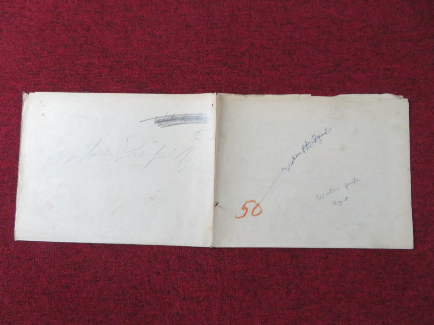 WESTERN PACIFIC AGENT FOLDED US ONE SHEET POSTER KENT TAYLOR SHEILA RYAN 1950 Rendezvous Cinema Movie posters