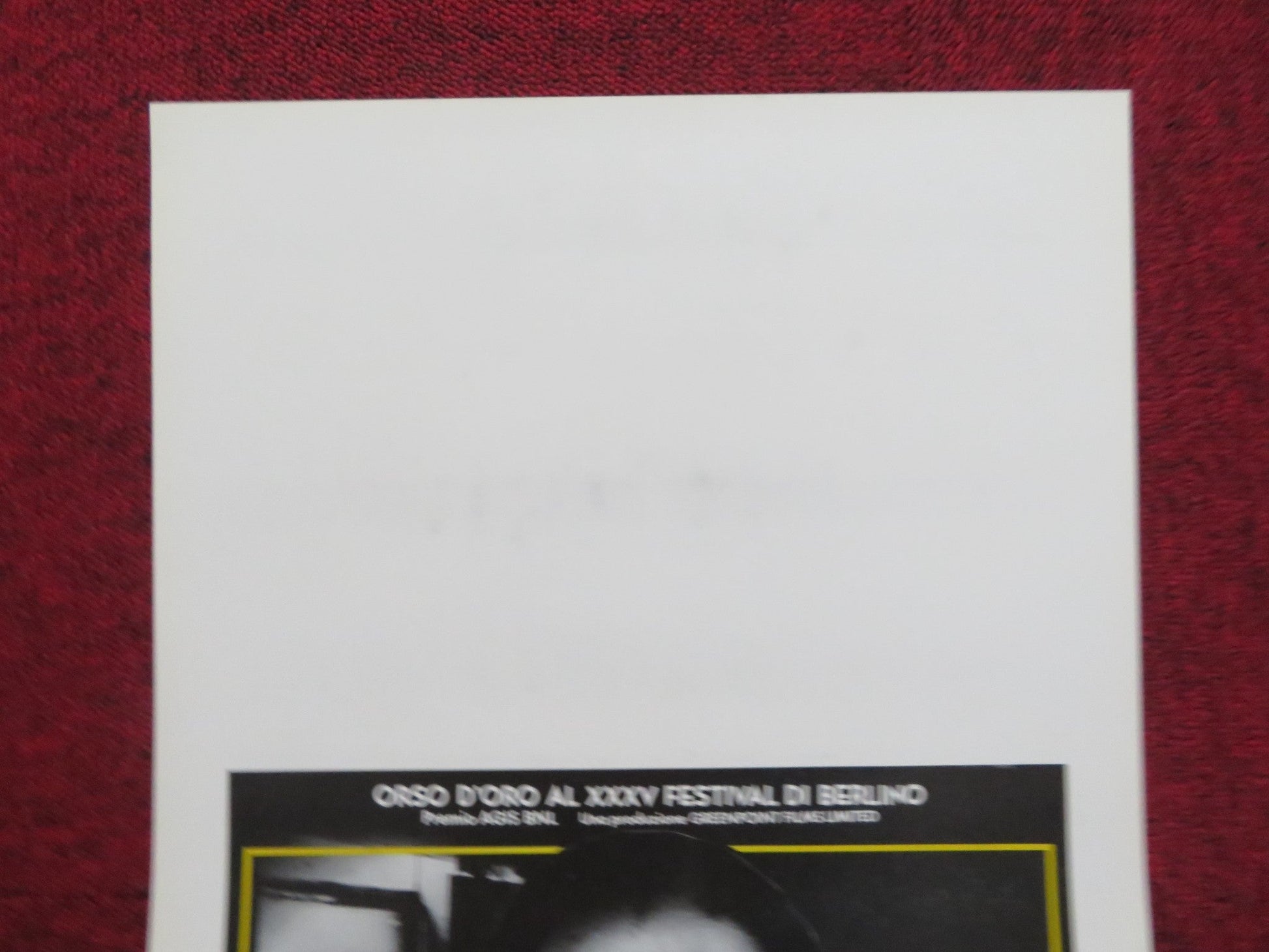 WETHERBY ITALIAN LOCANDINA POSTER VANESSA REDGRAVE IAN HOLM 1986 Rendezvous Cinema Movie posters