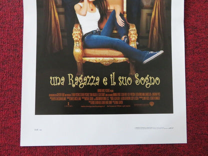 WHAT A GIRL WANTS ITALIAN LOCANDINA (27.5"x13") POSTER AMANDA BYNES 2003 Rendezvous Cinema Movie posters