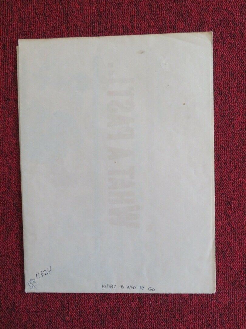 WHAT A WAY TO GO FOLDED US ONE SHEET POSTER SHIRLEY MACLAINE PAUL NEWMAN 1964 Movie posters