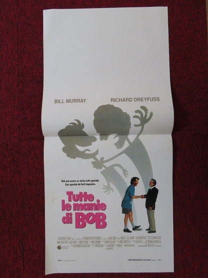 WHAT ABOUT BOB? ITALIAN LOCANDINA (27.5"x13") POSTER BILL MURRAY 1991 Movie posters