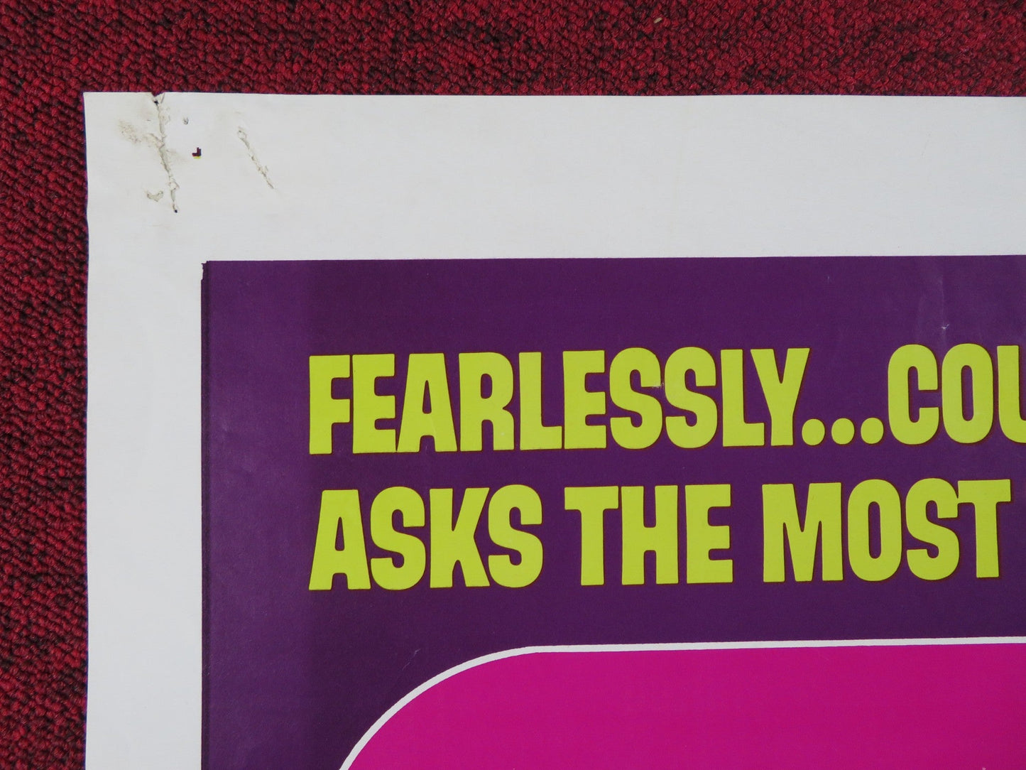 WHAT DID YOU DO IN THE WAR, DADDY? FOLDED US ONE SHEET POSTER JAMES COBURN 1966 Rendezvous Cinema Movie posters